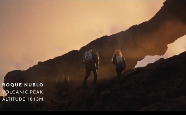 El Roque Nublo, espectacular escenario de un spot para portátiles